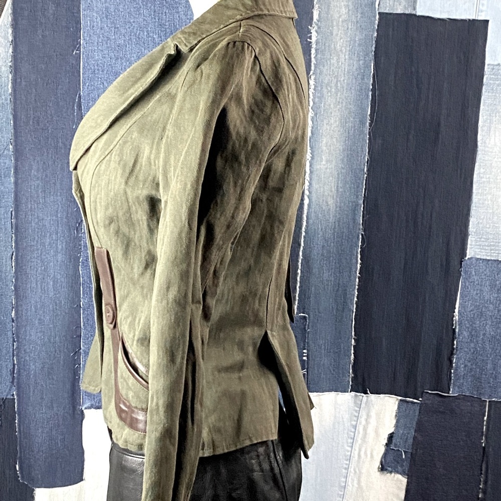 Mackage Woman’s Military Style Lined Blazer Sz S - Picture 7 of 16